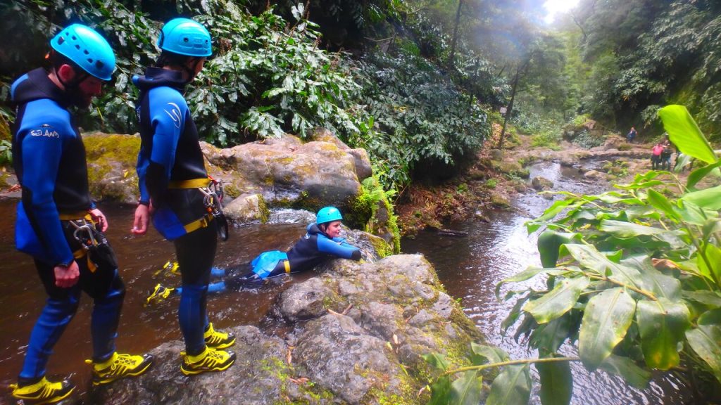 canyoning sao miguel azoren