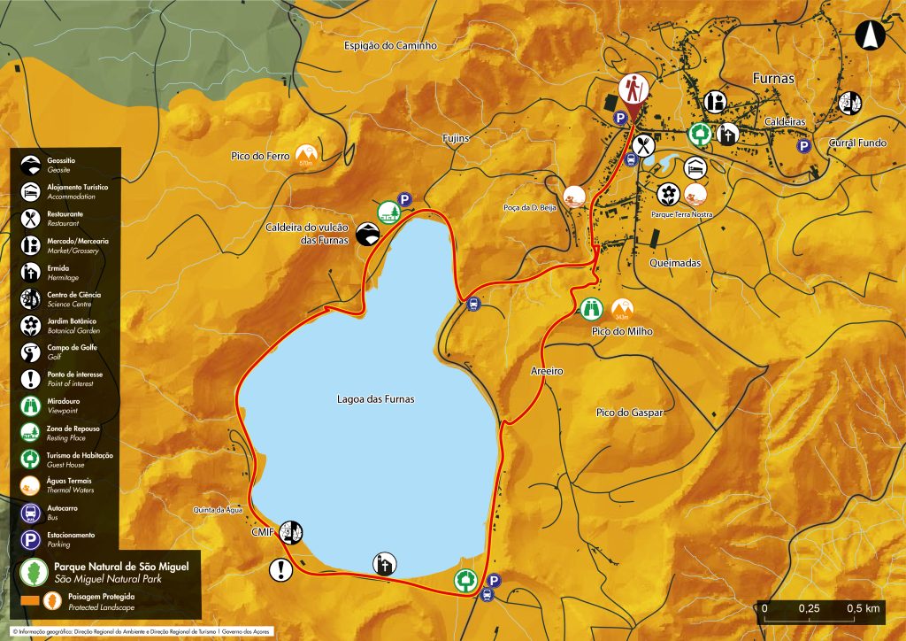 hike trails op sao miguel