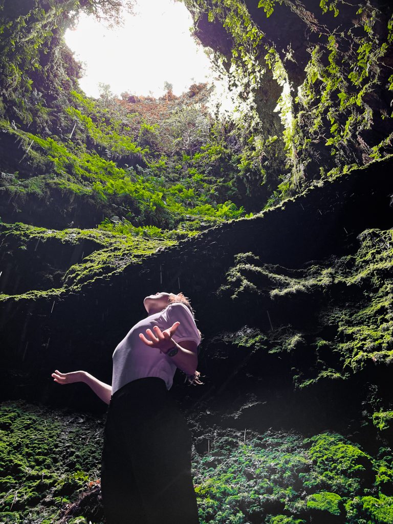 Algar do Carvão: de vulkanische grotten van Terceira
