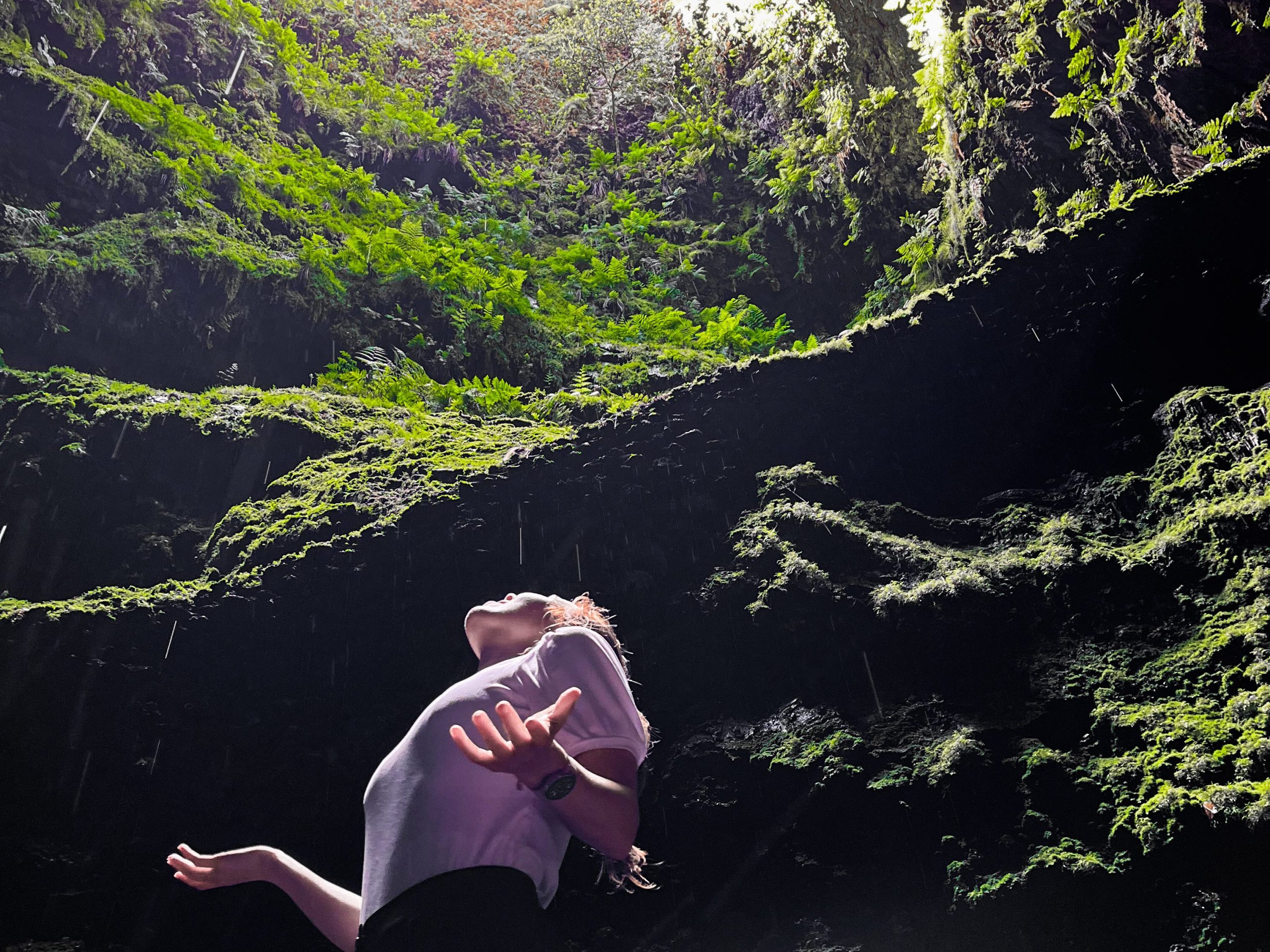 Algar do Carvão: de vulkanische grotten van Terceira