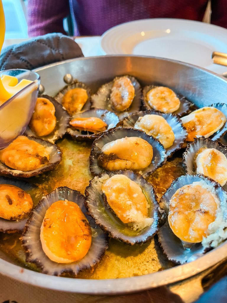 limpets lekker eten op pico