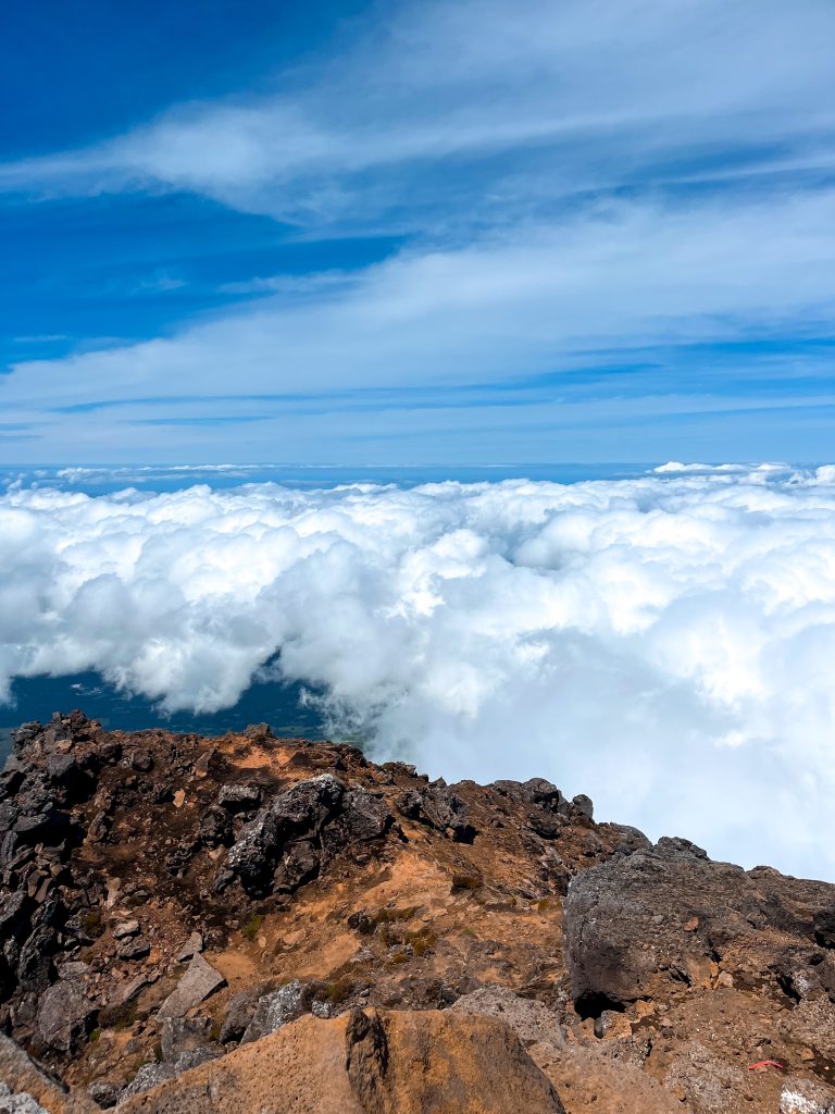 pico vulkaan beklimmen top